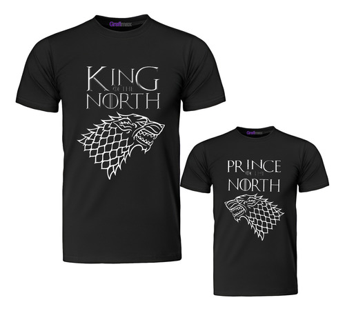 Polera Padre E Hijo King Prince Of The North Got Grafimax