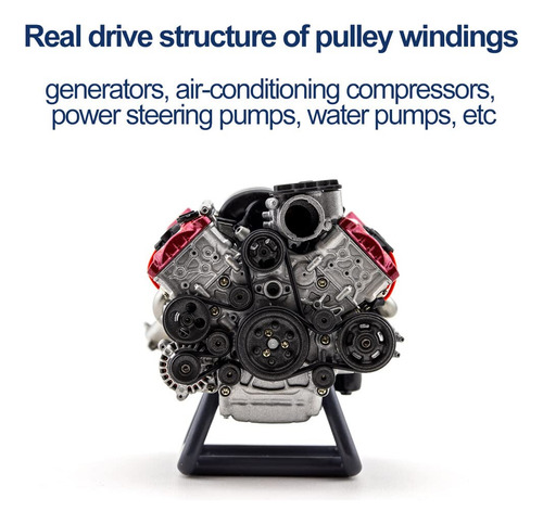 Mini V8 Engine Kits That Runs, Mad Rc - Kit De Modelo De