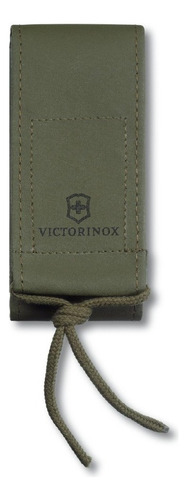 Estojo de caneta de couro ecológico 4.0822.4 Victorinox/Mirafale Cor verde oliva