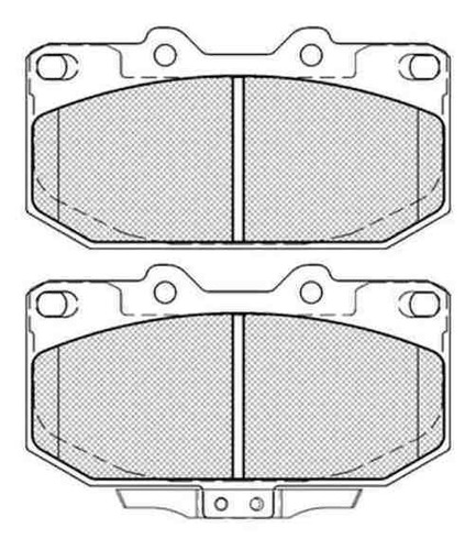 Pastilla De Freno Nissan 300 Zx Turbo 90/94 Delantera