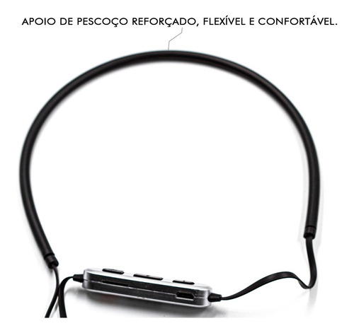 Fone Ouvido Bluetooth Sport Mp3 Hz-k4 Corrida Cartão Micro