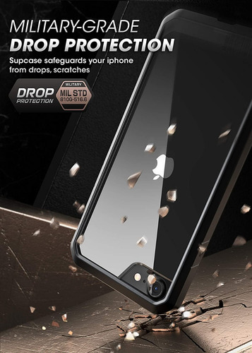 Funda Para iPhone 7 Y 8 Plus Unicorn Beetle Frost Negro