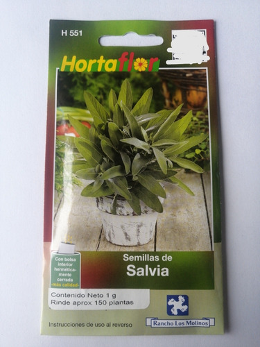 1 Sobre De Semillas De Salvia