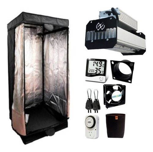 Combo Full Kit Indoor Carpa 80x80x160 + Led Mx150 Completo