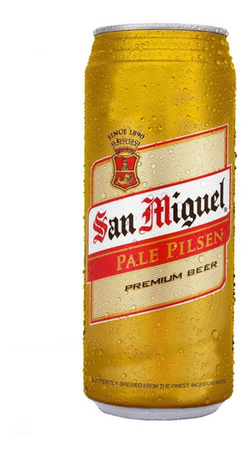 Cerveza San Miguel Pale Pilsen Lata 500ml. - Importada