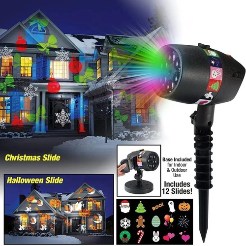 Proyector Led 48 Imagenes- Navidad - Hallowen