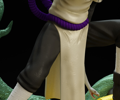 Imagen 3 de 3 de Orochimaru Naruto- Arte Plastico