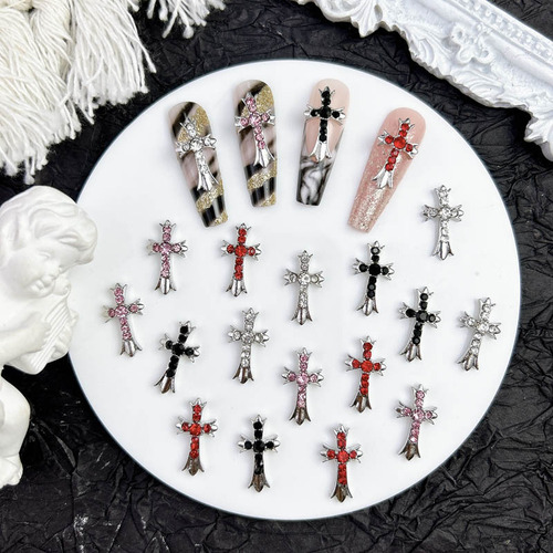 . Decoraciones For Uñas De Diamante Aleación Cruzada Melange