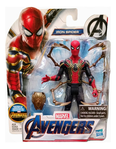 Marvel Iron-spider-man Infinity War End Game Set 6 Figuras