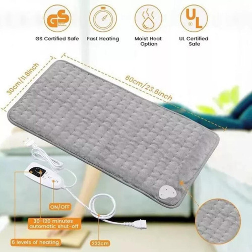 S+ Cojín Térmico Eléctrico For Fisioterapia, Color Gris
