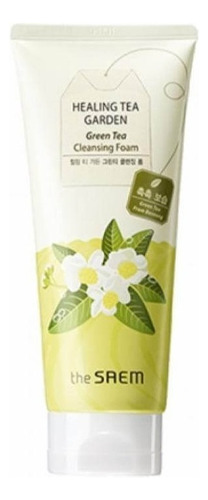 the Saem] Green Tea Cleansing Foam Cosmético Coreano