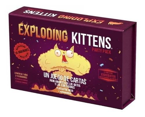 Exploding Kittens Party P Juego De Mesa Encastellano Asmodee