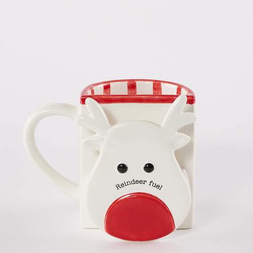 Taza De Bolsillo Mud Pie Para Navidad Y Galletas, Combustibl