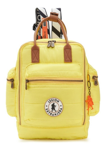 Mochila Andes Light Diamond Pop Amarillo