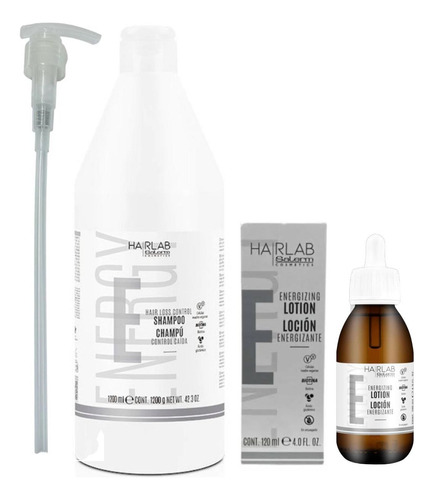 Hairlab Salerm Shampoo Control Caida Y Locion Energizante