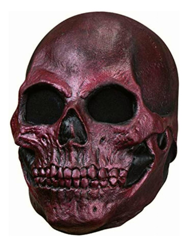 Ghoulish Productions Skull Red, Máscara De Calavera Moderna