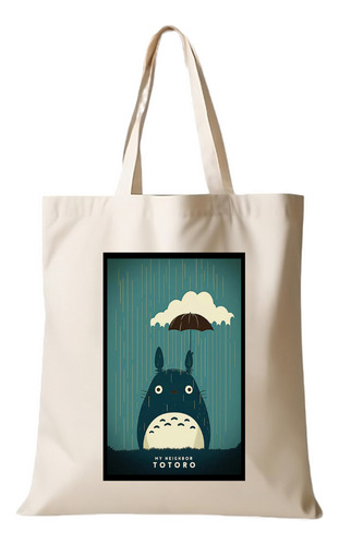 Bolsa Tote Bag De Manta Ecológica Mi Vecino Totoro Mod.165