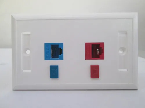 FACE PLACE RJ45 2 PTOS