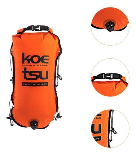 Boya De Natación Inflable, Boya De Natación Y Bolsa Seca,