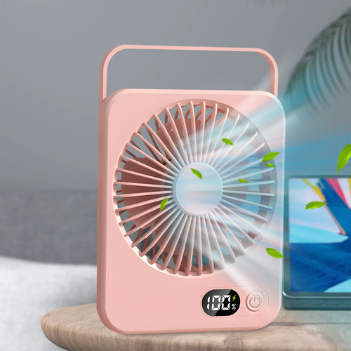 Ventiladores Recargables De Escritorio Largos Y Delgados, Al