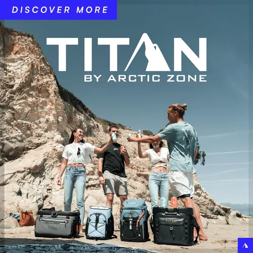 Cooler Titan De Arctic Zone Deep Freeze, 60 Latas, Con Rueda
