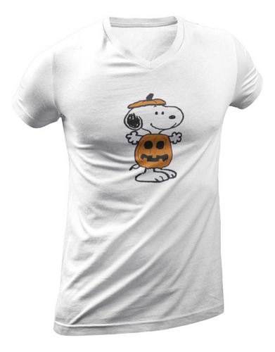 Playera De Snoopy Disfraz Calabaza Halloween Día De Muertos