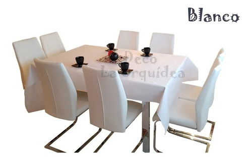 Imagen 2 de 2 de Mantel De Ecocuero Cuadrado 1,80 X 1,80 Mts