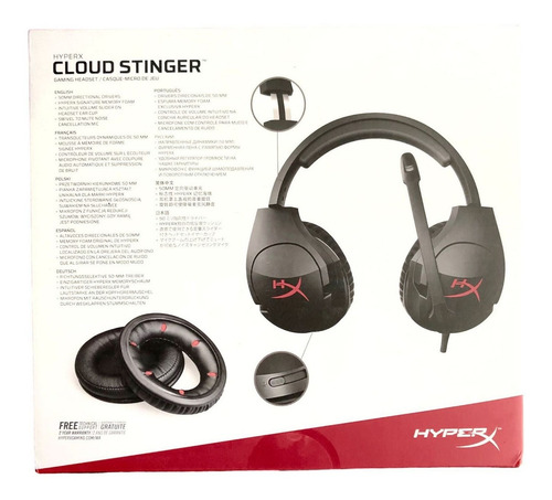 Auriculares gamer HyperX Cloud Stinger HX-HSCS negro