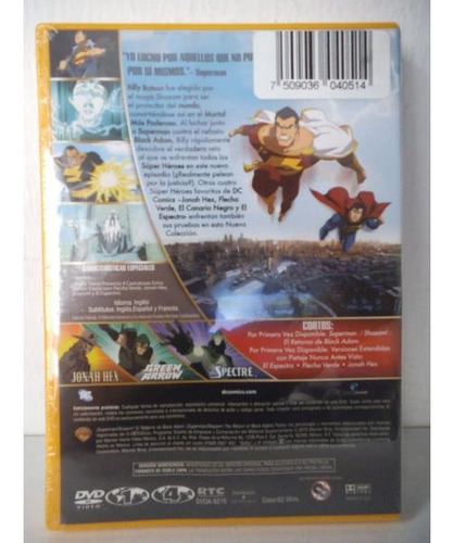 Imagen 2 de 2 de Superman Shazam El Retorno De Black Adam Dvd