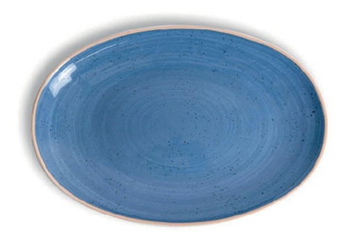 Plato Oval Volf 26cm Splash Blue Avcarn264015026