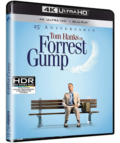 Forrest Gump Tom Hanks 25 Aniversario 4k Ultra Hd + Bluray