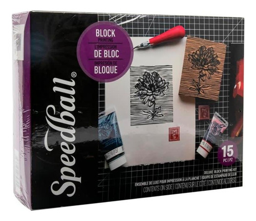 Speedball Speedy Carve Kit Grabado Deluxe Tinta N/a Exterior N/a