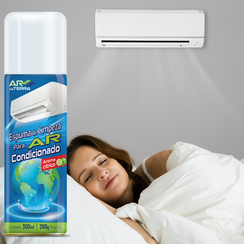 12 Espuma Spray Para Limpeza De Ar Condicionado Ar Da Terra