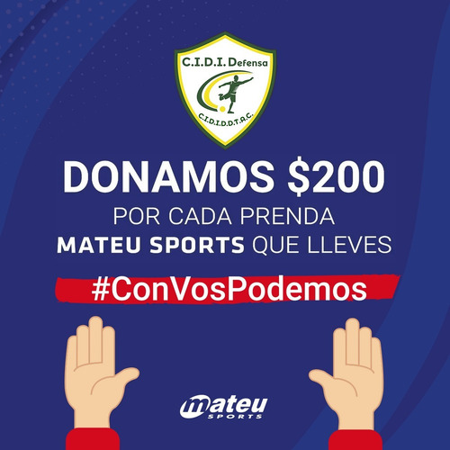 Imagen 2 de 5 de Calza Corta Mateu Sport Hombre Fútbol Entrenamiento
