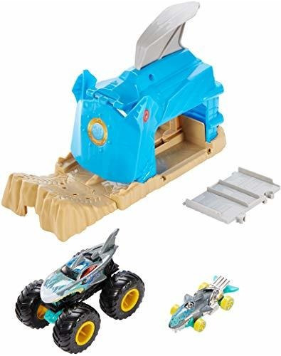 Vehiculo Niños Hot Wheels Monster Truck Pit & Launch Playse