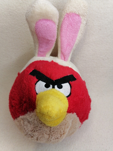 Peluche Original Red Con Orejas De Conejo Angry Birds Rovio.