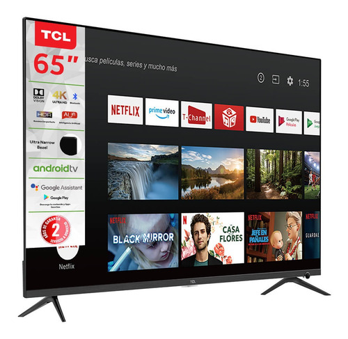 Pantalla Tcl 65 Pulgadas 4k Uhd Smart Tv Hdr 65a527 Tcl