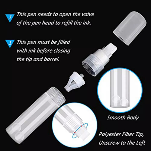 Q Estuche Vacío Para Bolígrafos De Pintura De Tinta
