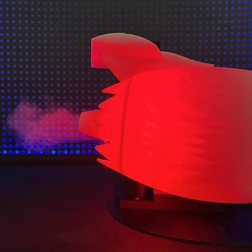 Luz De Ventilador De Escritorio Turbo Creativa Con ,