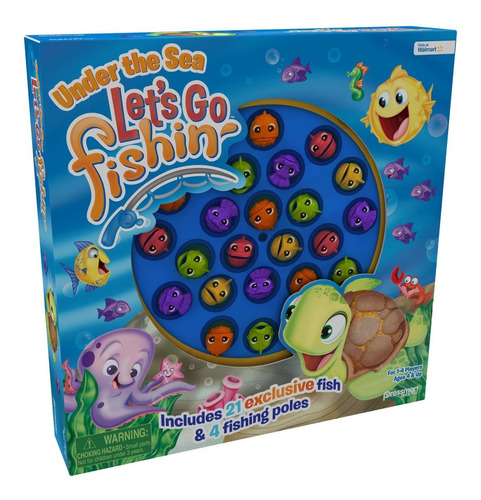 Juego De Let's Go Fishin' Under The Sea Pressman Toys