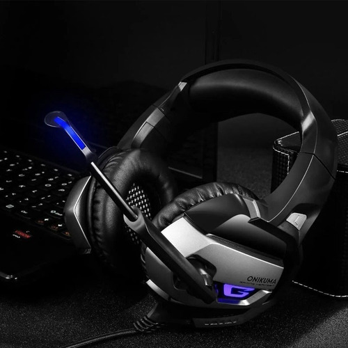 Auriculares Onikuma K5 Headset Gamer Stereo Microfono Led