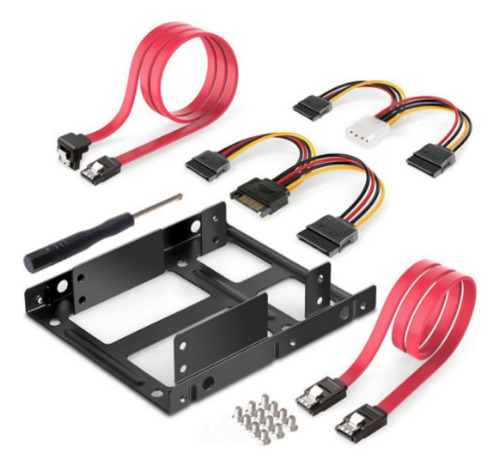 Caddy Y Cables Para 2 Discos Ssd O Sata Bahia 2.5 A 3.5