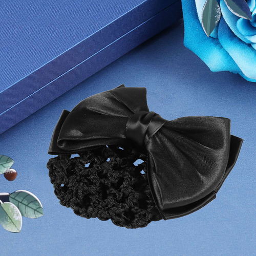 Moño Con Forma De Lazo Negro Con Forma De Lazo, Con Forma De