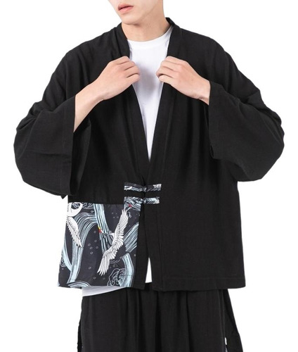 Disfraz De Samurái Masculino Estilo Yukata Japonés Con Estam