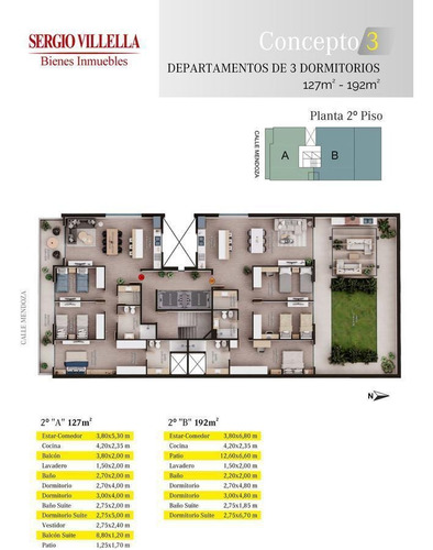 Imagen 8 de 8 de Departamento De Tres Dormitorios En Venta En Rosario