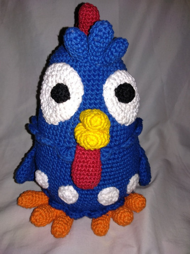 Imagem 1 de 3 de Galinha Pintadinha Amigurumi Em Crochê