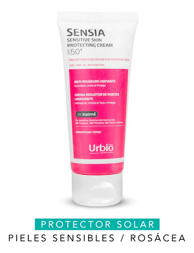 Urbio Sensia Skin Protect Spf 50+ Piel Rosácea 40 Ml