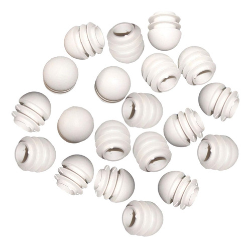 20 Piezas Insertos De Tubo Redondo Tapones De 19mm X 20mm