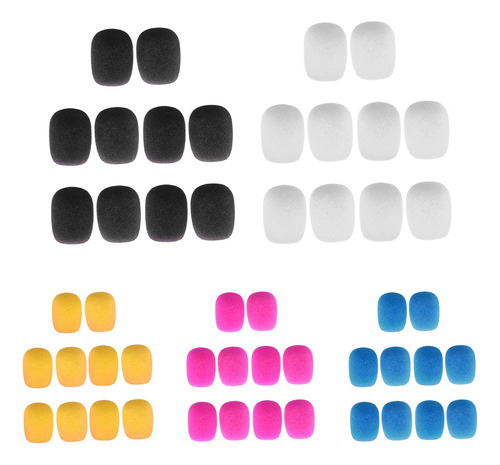 H 10 Peças Mini Capô De Espuma Micro Para Para-brisa