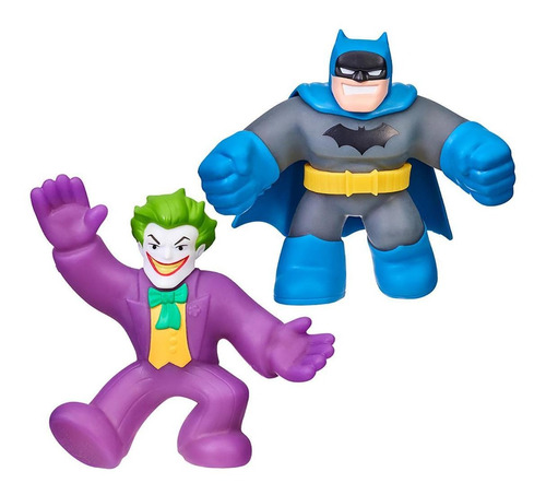 Imagen 1 de 5 de Heroes Goo Jit Zu Dc Comics Batman Vs Joker Pack Bandai